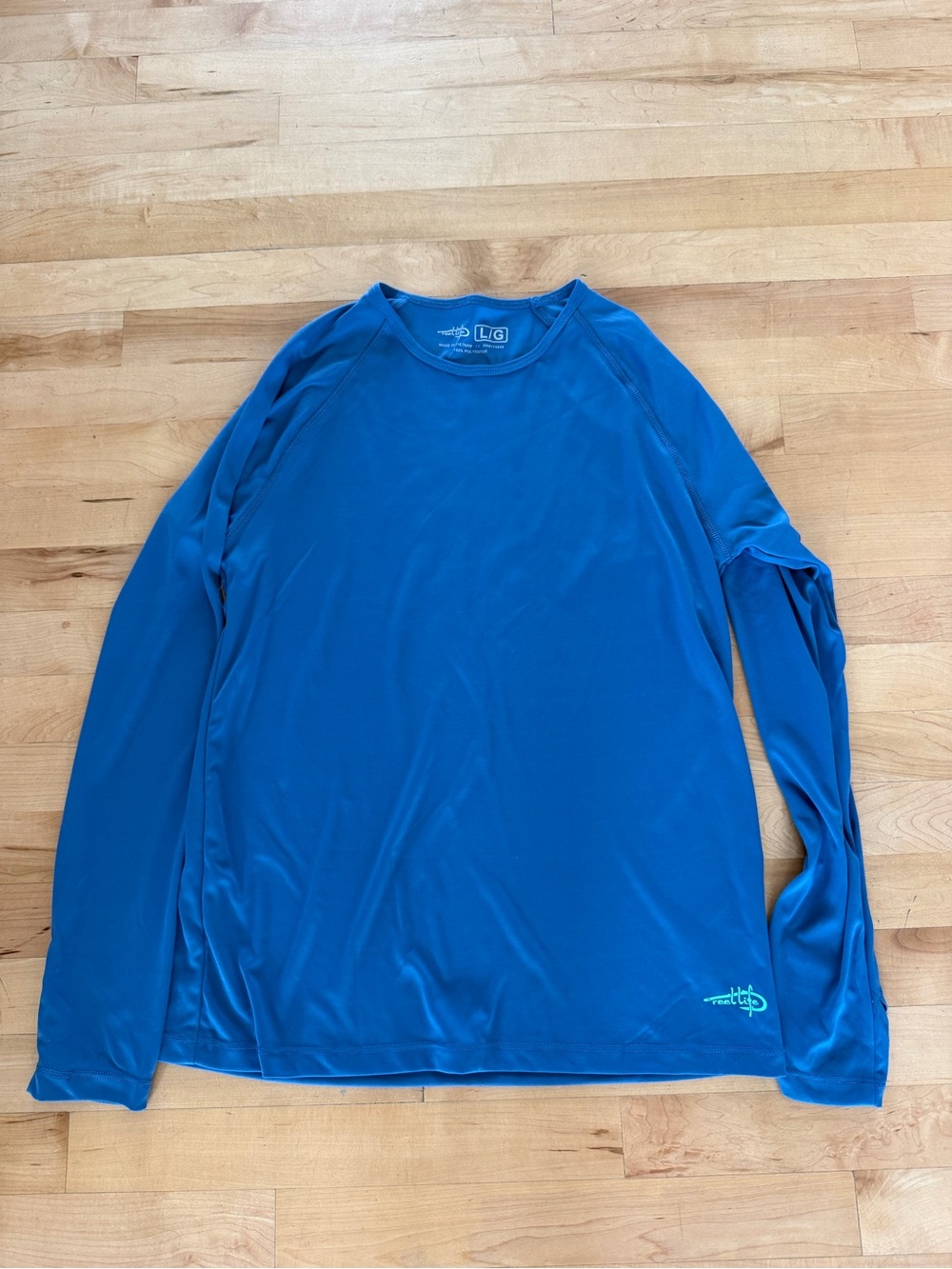 Men's Long Sleeve Performance Shirt - Blue